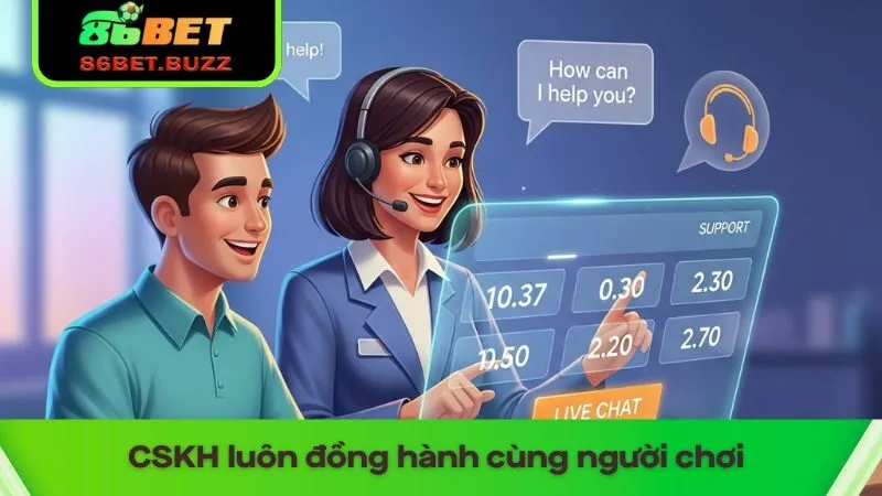 Tìm Hiểu Cách Liên Hệ 86bet Để Nhận Hỗ Trợ Kịp Thời 1 Liên hệ 86bet - CSKH luôn đồng hành cùng người chơi