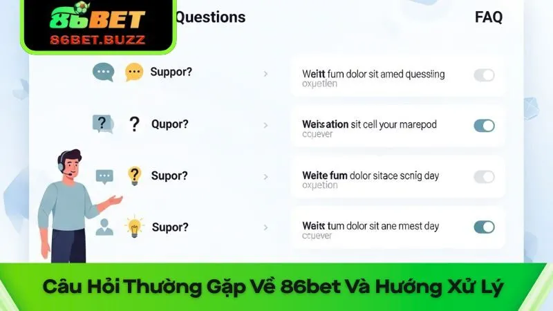 Câu Hỏi Thường Gặp Về 86bet Và Hướng Xử Lý Hiệu Quả 4 Các câu hỏi thường gặp về 86bet đóng vai trò quan trọng