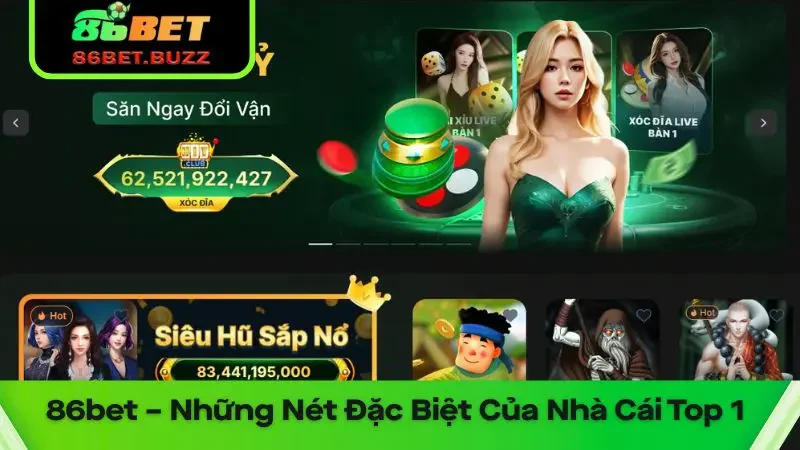 Giới Thiệu 86bet – Những Nét Đặc Biệt Của Nhà Cái Top 1 1 Giới thiệu 86bet với các thông tin chi tiết
