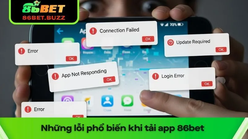 Tải App 86bet Nhanh Chóng – Tiện Lợi Tuyệt Đối 3 Giải đáp một số lỗi thường gặp khi tải app 86bet