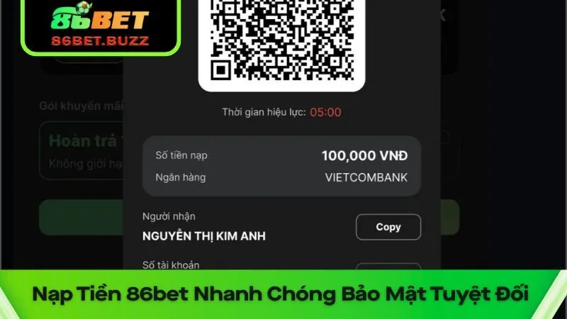 Hướng Dẫn Nạp Tiền 86bet - 3 Lưu Ý Quan Trọng Cần Nắm 4 Việc nạp tiền 86bet chính là bước đầu tiên để người chơi bước vào không gian giải trí sôi động